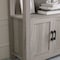 Martha Stewart Hutton Four Tier Shaker Style Bookcase with Storage Cabinet in Gray Washed Wood with Oil Rubbed Bronze Hardware ZG-053-GY-BK-MS - alternate 8