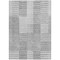 Homeroots 5' X 8' Silver Gray And Ivory Striped Washable Indoor Outdoor Area Rug 581672 - alternate 8
