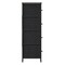 Flash Furniture Harris 4 Drawer Storage Dresser with Black Cast Iron Frame, Brown Wood Top and Brown Easy Pull Engi WX-5L203-MDF-BK-BR-GG - alternate 9