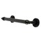 Kingston Brass 12" x 1" O.D. Brass Decorative Grab Bar, Matte Black DR710120 - alternate 1