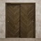 Sartodoors Slab Door Panel 30 x 96 inches, Ego 5005 Marble Oak, Wood Veneer Doors, Pocket Closet Sliding Bar EGO5005S-DMR-3096 - alternate 4