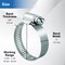 Grizzly Supply Hose Clamp, SAE 12, 304 Stainless Steel, 11/16 to 1-1/4 in Clamping Dia, 10PK #12S HC - alternate 7