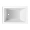 Kingston Brass 48" Acrylic Rectangular 3-Wall Alcove Tub, Left Hand Drain, Glossy White VTAP4836L22 - alternate 5