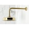 Kingston Brass Single-Handle Pressure Balanced Tub and Shower Faucet, Brushed Brass KB5897PL - alternate 4
