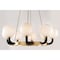 Hudson Valley Lighting Werner 8 Light Chandelier 46 In. Aged Brass/Black 3646-AGB/BK - alternate 7