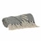 Homeroots 52" X 67" Black And Beige Geometric Diamond Throw Blanket with Tassels 476206 - alternate 4