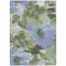 Homeroots 10' X 14' Olive Green And Fern Green Floral Washable Indoor Outdoor Area Rug 611083 - alternate 8