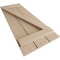 Ekena Millwork Rustic Three Board Spaced Board-n-Batten Sandblasted Faux Wood Shutters w/Z-Board, 17 1/2W x 24H, PR SHUBSZ17X24SDPR - alternate 16