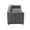 Homeroots 30" Gray Fabric Sofa 568286 - alternate 7
