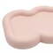 Homeroots 7in Pale Pink Resin Handmade Scalloped Trinket Tray 724178 - alternate 5