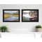 Homeroots Set Of Two Serene Water 2 Black Framed Print Wall Art, 2PK 407901 - alternate 4