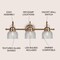 Jonathan Y Virginia 25.25" 3-Light Metal/Glass LED Vanity Light, Brass Gold JYL7409B - alternate 8