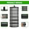 Ipower YSSOA 6 Layer 24in Herb Drying Rack, Hanging Dry Mesh Folding Basket Dryer with Opendoor and Hook f GLDRYROPEND2L6 - alternate 6