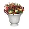 L&G 12.9 in. H X 16 in. D Polyresin Pedestal Urn Planter Stone PVE8016TSI - alternate 2