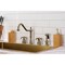 Kingston Brass Double-Handle Widespread Kitchen Faucet with Brass Sprayer, Antique Brass KB1793TXBS - alternate 3