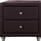 Homeroots Brown Upholstered 2 Drawer Nightstand 396979 - alternate 6