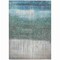 Homeroots 3' X 5' Teal Blue And Gray Abstract Washable Indoor Outdoor Area Rug 632059 - alternate 7