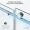 Anzzi 60in Reversible Frameless Sliding Deco-Glass Shower Door w/ Soft-Close System and Chrome Finish SD-AZ20-02CH - alternate 11