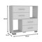 Homeroots 35" White Manufactured Wood Four Drawer Dresser 477765 - alternate 2