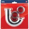 Do It Best 1-1/4'' Chrome Plated J-Bend Carded DIB1CP - alternate 1