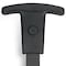 Homeroots Black Adjustable Armrests Chair Frame 372434 - alternate 5