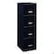 Space Solutions 14.25 in W 4 Drawer Vertical File Cabinet, Black 21618 - alternate 1