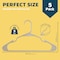 Lifemaster Heavy Duty Plastic Clothes Hangers, Non-Slip, Space-Saving, Holds 5 lbs, Ivory, 5PK LMPLCIVO5 - alternate 6