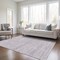 Homeroots 3' X 5' Lavender And Lilac Abstract Washable Indoor Outdoor Area Rug 613109 - alternate 6