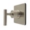 Kingston Brass Single-Handle Six-Way Diverter Valve with Square Trim Kit, Brushed Nickel KS4048CML - alternate 1