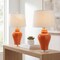 Jonathan Y Winnie 27" Ceramic Urn LED Table Lamp, Orange, 2PK JYL4020B-SET2 - alternate 8