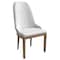 Leisuremod Verisma Collection Modern Wooden Dining Chair in White VC57W - alternate 1