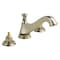 Delta 3-hole 6-16" installation Hole Widespread Lavatory Faucet, Polished Nickel 3595LF-PNMPU-LHP - alternate 4