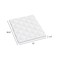 Homeroots 2in White Cotton California King Mattress Topper 711927 - alternate 4