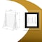 Azar Displays Clear Acrylic Countertop Pegboard Display, Sign Holder, 12 Clear 2 in Hooks, 15.5 inW x 19 inH 700515-CLR-2C12 - alternate 7