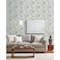 York Wallcoverings Handpainted Songbird Turquiose Wallpaper Sample TL1926SAM - alternate 3
