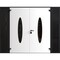 Vdomdoors Front Exterior Prehung Aluminum Double Doors Ronex1277 Black Enamel Mirrored Clear Glass 2 RONEX1277DEXD-BLK-W12+72+12xH96-LH-I - alternate 1