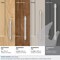 Amerock Destine 6-5/16 in 160 mm Center-to-Center Satin Nickel Cabinet Pull BP36860G10 - alternate 5