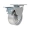 Vestil Cast Iron/Steel Swivel With Total Brake Caster 5 In. Diameter x 2 In. Width 1320 lb Silver CST-VE-5X2CI-SWTB - alternate 1