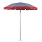 Picnic Time Family Of Brands 5.5 Ft. Portable Beach Umbrella, Blue Pinstripe Pattern 822-00-333-000-0 - alternate 1