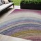 Homeroots 5' X 8' Beige Purple And Ivory Abstract Washable Indoor Outdoor Area Rug 577284 - alternate 1