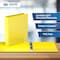 Davis Group Easyview Premium, Round Ring, Customizable, View Binder, (Yellow, 1.5"), PK6 8412-05-06 - alternate 6