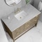James Martin Vanities Emmeline 48 in. Single Vanity, Pebble Oak w/ 3 CM Ethereal Noctis Silestone Top D100-V48-PBO-FENC - alternate 5