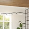 Jonathan Y Roman 40.75" 5-Light Bohemian Coastal Iron Linear Integrated LED Pendant, Black JYL7101A - alternate 9