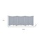Homeroots 71" Gray Iron Folding Six Panel Screen Room Divider 370386 - alternate 5