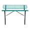 Leisure Craft Bench/Back, Ingroud Mount, 6ft., Teal B6WBIG-TEAL - alternate 1