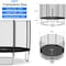 Simple Deluxe Recreational Trampoline with Enclosure Net - Outdoor Trampoline for Kids and Adults Family Happy Ti SOTRPLINEGAPBLK12 - alternate 6