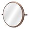 Homeroots Industrial Gold Round Mirror 391670 - alternate 4