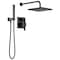 Delta Modern Monitor 14 Series Shower with Raincan, Hand Shower & Rough Valve 342701-BL - alternate 1