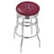 Holland Bar Stool Co 30" Chrome 2-Ring Texas A&M Swivel Bar Stool, Accent Ring L7C3C30TexA-M - alternate 1