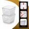 Azar Displays Diamond Tote with Lid, Medium, 2PK 556912-2PK - alternate 6